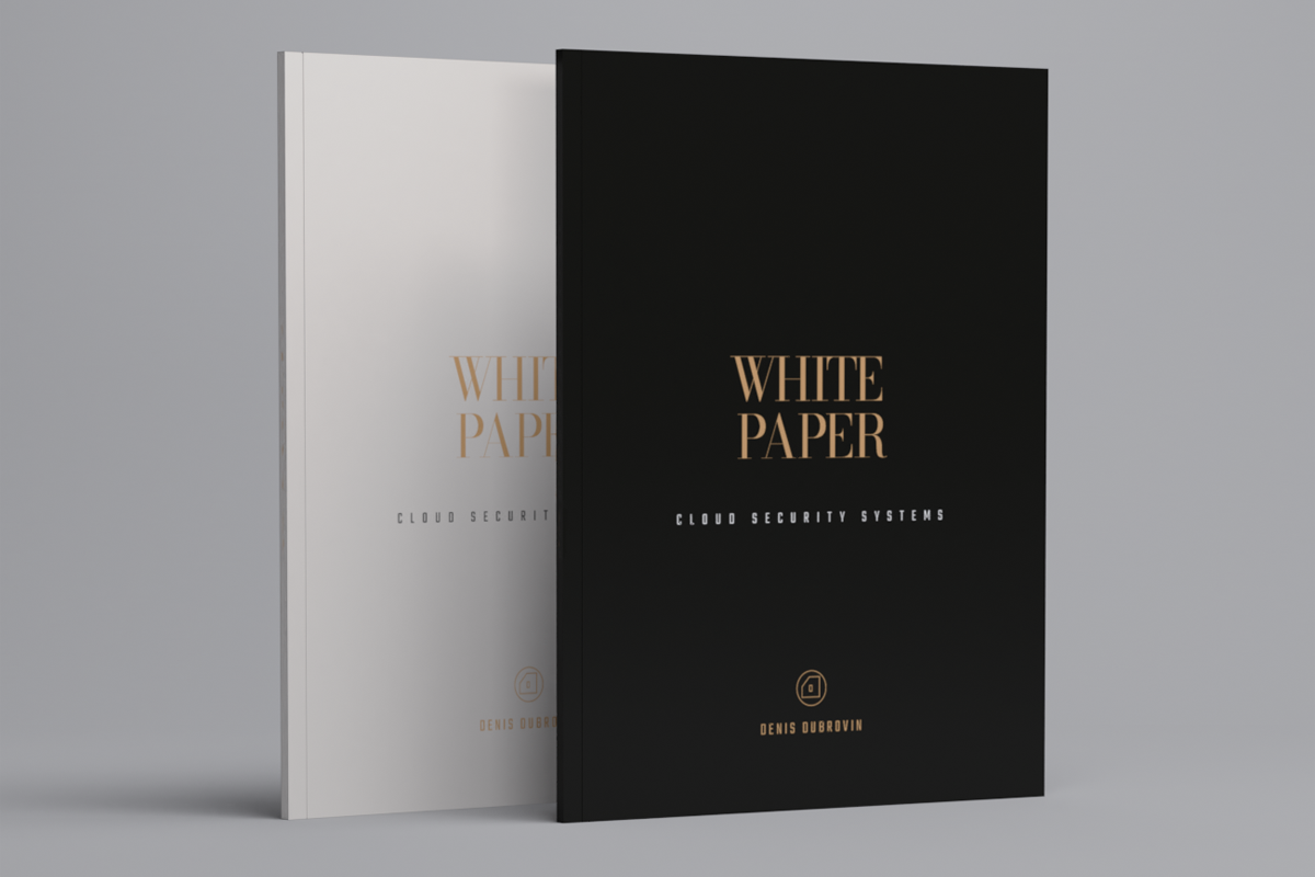 Luxury White Paper Cover Template, Whitepaper Template